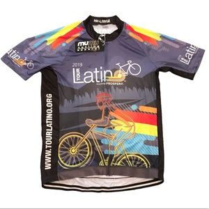 Mumu Cycling Apparel Zip Front Shirt Size XXL 2019 Tour Latino